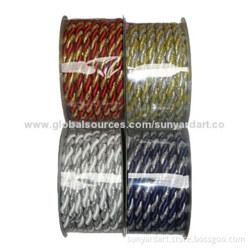 Twisted cord twine, 5mm x 3 yards/spool